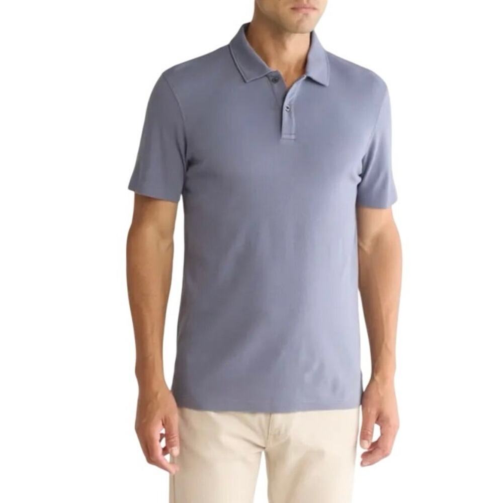 Nordstrom Rack 14th & Union Men's Polo Size XL Light Blue Gray‎ Color Preppy